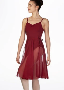 Freed Repertoire Georgette Dance Skirt -dance costume fr rep freed repertoire georgette dance skirt red front thumbnail T 07320.1698807222