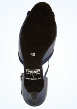 Freed Dancesteps Francis Ballroom Shoe- 2" - Black -dance costume frfrancis blu bottom 1 14372.1678927709