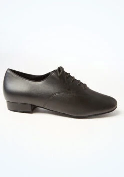 International Dance Shoes Mens MT Ballroom Shoes - 1" 7 International Dance Shoes Mens MT Ballroom Shoes - 1" -dance costume idsmt black side 20522.1697066958
