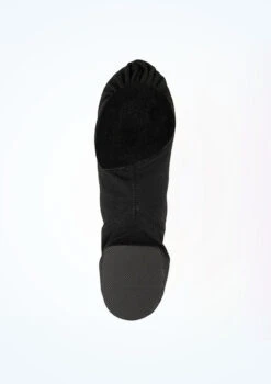 So Danca Canvas Split Sole Jazz Shoe - Black -dance costume jz 75 so danca canvas split sole jazz shoe black no4 36955.1678885784