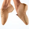 So Danca Split Sole Leather Jazz Shoe - Nude -dance costume jze 09 so danca split sole leather jazz shoe nude brown main image 24516.1678885790