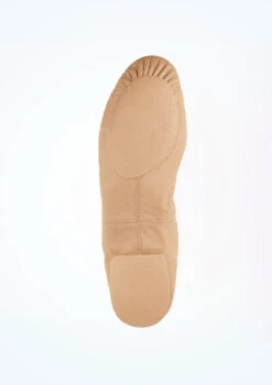 So Danca Split Sole Leather Jazz Shoe - Nude -dance costume jze 09 so danca split sole leather jazz shoe nude brown no2 09444.1678885790