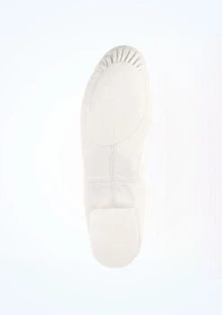 So Danca Split Sole Leather Jazz Shoe - White -dance costume jze 09 so danca split sole leather jazz shoe white no3 76714.1678885795