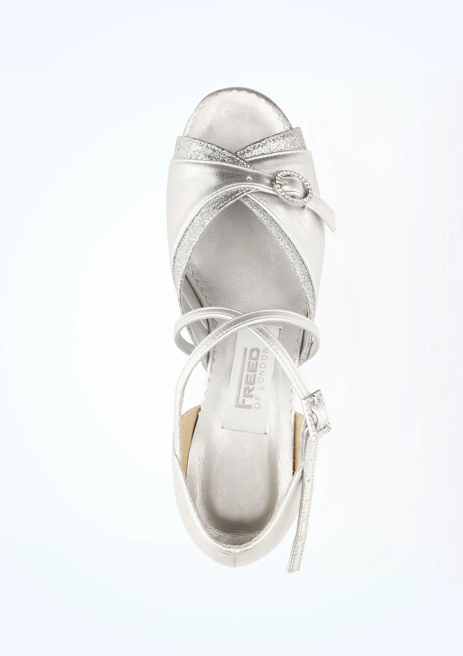 Freed Lucy Ballroom Shoe 1.5" - Silver 4 Freed Lucy Ballroom Shoe 1.5" - Silver - Image 2