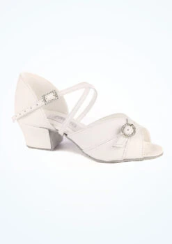Freed Lyla Ballroom Shoe 1.5" - White -dance costume lyla freed lyla ballroom shoe 1 white T 08731.1694685308