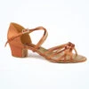 Freed Maisie Ballroom And Latin Shoe 1.5" - Dark Tan