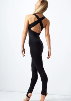 Move Dance Hanna Cross Back Catsuit -dance costume mo c0220 move wide cross back catsuit adult black back thumbnail T 49759.1689205976
