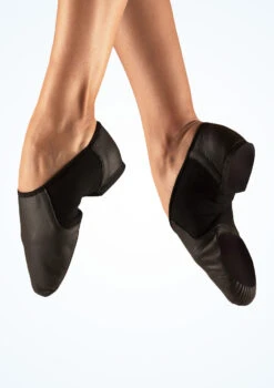 Move Illusion Split Sole Jazz Shoe - Black -dance costume mo j0012 move illusion split sole jazz shoe black main image T 68953.1695432183