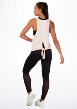 Move Dance Tie Back Dance Top -dance costume mo z0608 move tie back dance top pink back 73124.1678884946