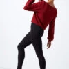 Move Dance Dare Cut Out Sweatshirt 1 Move Dance Dare Cut Out Sweatshirt -dance costume mo z0615 move dance dare cut out sweatshirt red back 38678.1678885039