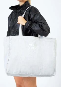 Move Dance Woven Tote Bag 15 Move Dance Woven Tote Bag -dance costume moa0401 grey front 39270.1678928307