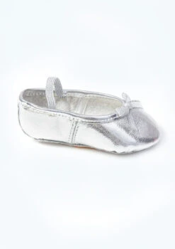 Move Dance Full Sole Leather Ballet Shoe - Silver