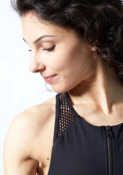 Move Dance Stefani Catsuit 21 Move Dance Stefani Catsuit -dance costume moc0635 blk close up front 1 75171.1692921181