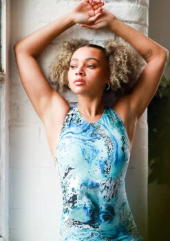 Move Dance Onyx Cross Back Unitard - Pacific 20 Move Dance Onyx Cross Back Unitard - Pacific -dance costume moc0901 pac close up front 2 24081.1678928435