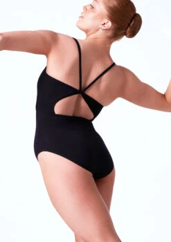 Move Dance Piper Open Back Camisole Leotard -dance costume mol0173 black back t 54817.1695684819