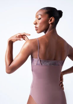 Move Dance Goda Camisole Leotard -dance costume mol0669 orchid pink close up back 31229.1683070109