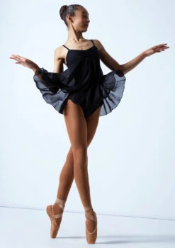 Move Dance Myla Skirted Leotard 15 Move Dance Myla Skirted Leotard -dance costume mol5158 black front 1 22209.1678884429
