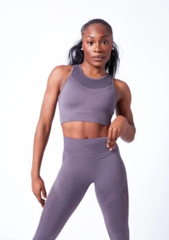 Move Dance Lillie Seamless Leggings 15 Move Dance Lillie Seamless Leggings -dance costume mop0501 sharkgrey close up front 05597.1684799005