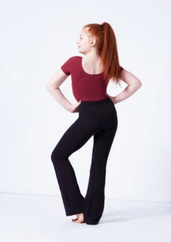 Move Dance Robyn Kids Jazz Pants -dance costume mop5002 black back 99228.1689206360
