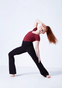 Move Dance Robyn Kids Jazz Pants -dance costume mop5002 black front 1 11601.1689206360