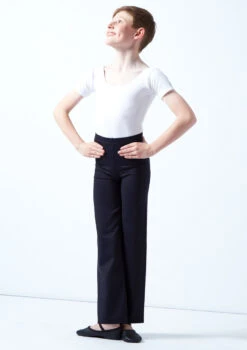 Move Dance Boys Jazz Pants -dance costume mop500 black front 1 97825.1678884568
