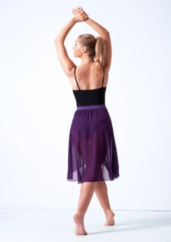 Move Dance Rhian Lyrical Half Skirt -dance costume mor0019 purple back 12215.1678884610