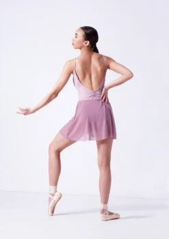 Move Dance Eliana Mock Wrap Skirt 15 Move Dance Eliana Mock Wrap Skirt -dance costume mor0028 frenchmauve back 60933.1681806918