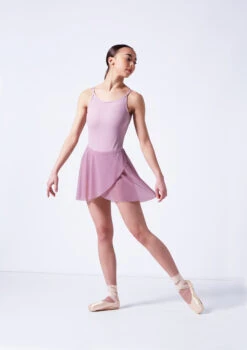 Move Dance Eliana Mock Wrap Skirt 14 Move Dance Eliana Mock Wrap Skirt -dance costume mor0028 frenchmauve front 1 40822.1681806918