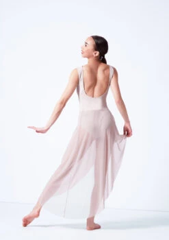 Move Dance Amaya Asymmetric Skirt -dance costume mor0033 latte back 28207.1681806937