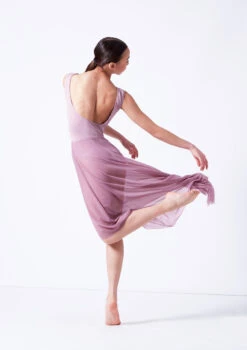 Move Dance Valerie High Low Skirt 15 Move Dance Valerie High Low Skirt -dance costume mor0035 frenchmauve back 22269.1681806947