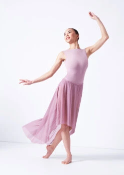 Move Dance Valerie High Low Skirt 14 Move Dance Valerie High Low Skirt -dance costume mor0035 frenchmauve front 1 70966.1681806947