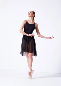 Move Dance Leilani High Low Skirt -dance costume mor0036 black front 1 66308.1681806947
