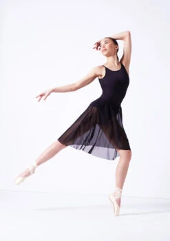 Move Dance Leilani High Low Skirt -dance costume mor0036 black front 2 83499.1681806947