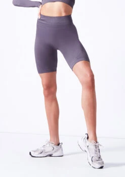 Move Dance Pippa Seamless Shorts -dance costume mor0504 sharkgrey front t 42332.1698711860