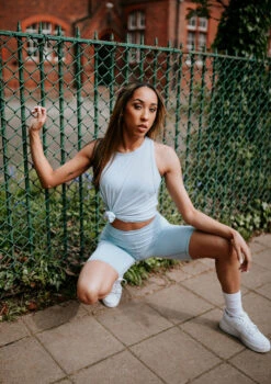 Move Dance Confidence Cycling Shorts 14 Move Dance Confidence Cycling Shorts -dance costume mor0635 blue front 32846.1678884705