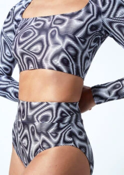 Move Dance Luna High Waisted Brief - Dimensions -dance costume mor0906 dim close up front 1t 26982.1686177945