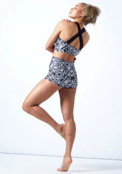 Move Dance Astra High Waisted Shorts - Dimensions -dance costume mor0909 dim back 1 08788.1678884733