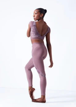 Move Dance Priya Dance Leggings -dance costume mos0603 orchid pink back 79711.1683070158