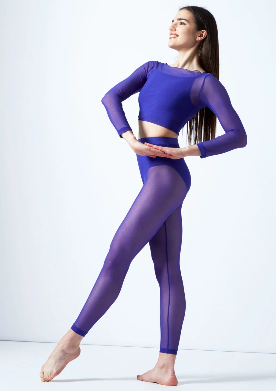 Move Dance Gianna Mesh Long Sleeve Dance Crop Top 3 Move Dance Gianna Mesh Long Sleeve Dance Crop Top