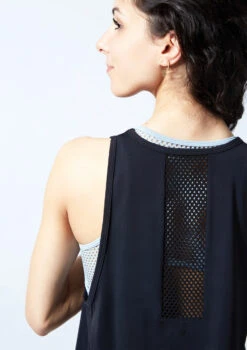 Move Dance Joni Vest 16 Move Dance Joni Vest -dance costume moz0631 black close up back 1 93508.1678885081