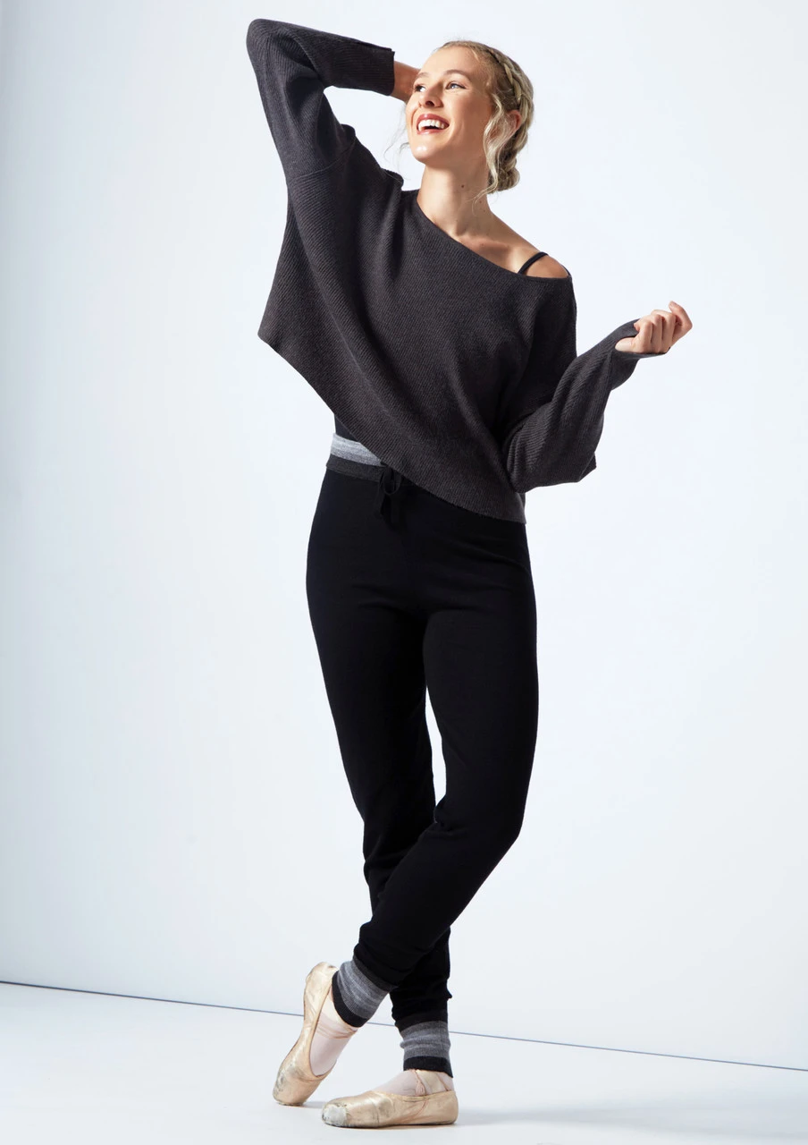 Move Dance Charm Ribbed Knit Cropped Dance Jumper 3 Move Dance Charm Ribbed Knit Cropped Dance Jumper