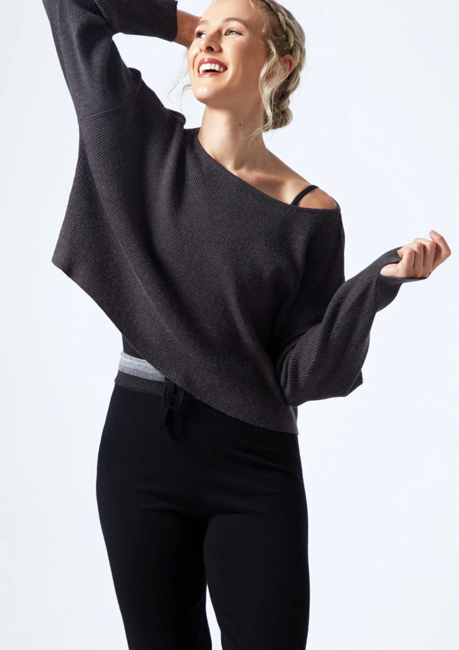 Move Dance Charm Ribbed Knit Cropped Dance Jumper 9 Move Dance Charm Ribbed Knit Cropped Dance Jumper - Image 7