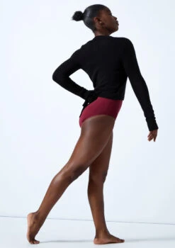 Move Dance Everly Ballet Wrap 16 Move Dance Everly Ballet Wrap -dance costume moz0730 black back 1 38659.1678885129