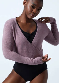 Move Dance Everly Ballet Wrap 20 Move Dance Everly Ballet Wrap -dance costume moz0730 purple close up front 1 89271.1678885135