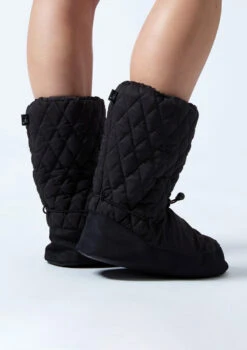 Move Dance Willow Warm Up Booties -dance costume moz0901 black back 1 42558.1678885140