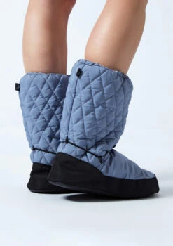 Move Dance Willow Warm Up Booties -dance costume moz0901 paleblue back 1 31720.1678885135