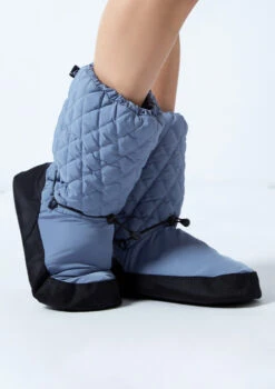 Move Dance Willow Warm Up Booties -dance costume moz0901 paleblue front 1 52772.1678885135