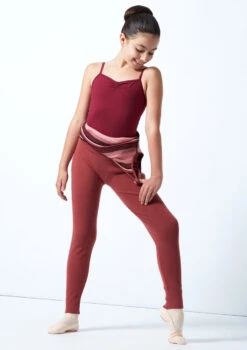 Move Dance Teen Fairytale Striped Knit Dance Warm Up Suit -dance costume moz5713 rasp front 3 08244.1678885163