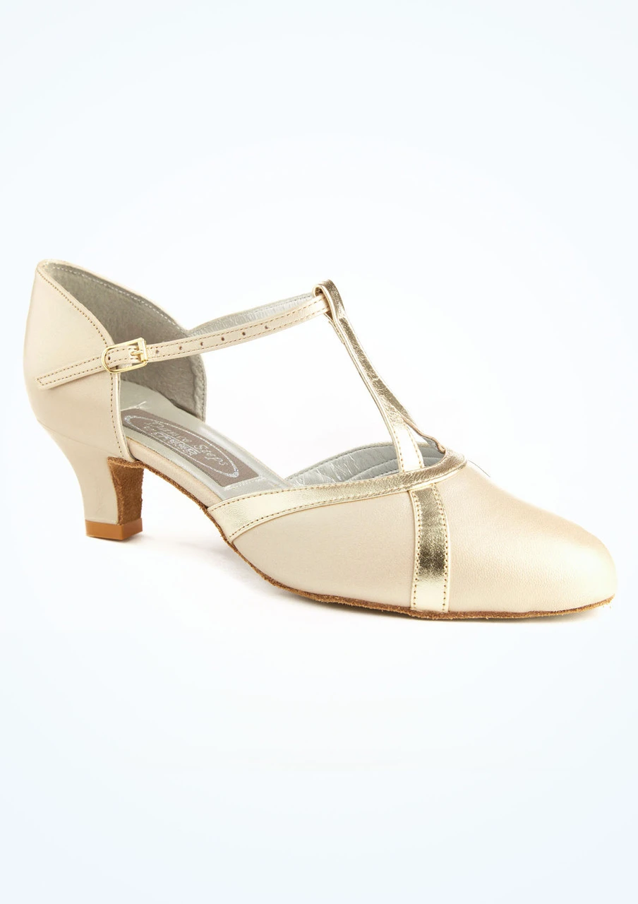 Freed Nancy Ballroom & Latin Shoe 1.65" - Champagne 3 Freed Nancy Ballroom & Latin Shoe 1.65" - Champagne