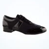 PortDance Mens Zane Dance Shoe 1" -dance costume pd 024 port dance mens zane dance shoe 1 black main image 24327.1678885197